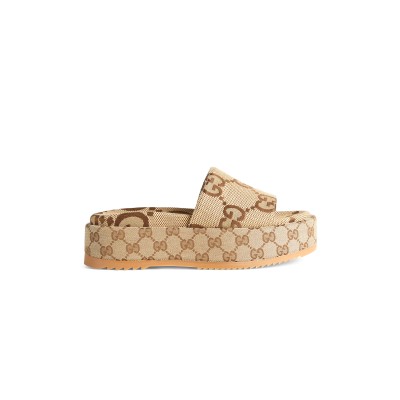 GUCCI WOMEN'S PLATFORM SLIDE SANDAL 623212